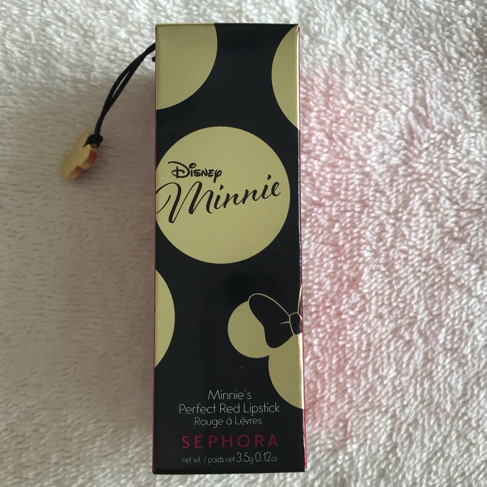 Sephora Disney Minnie’s Perfect Red Lipstick Sealed in Box
